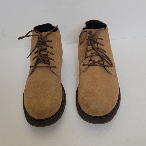 SOREL Men's Fulton Waterproof Boots  Color Light Tan Suede Size 10.5 - Picture 2 of 8